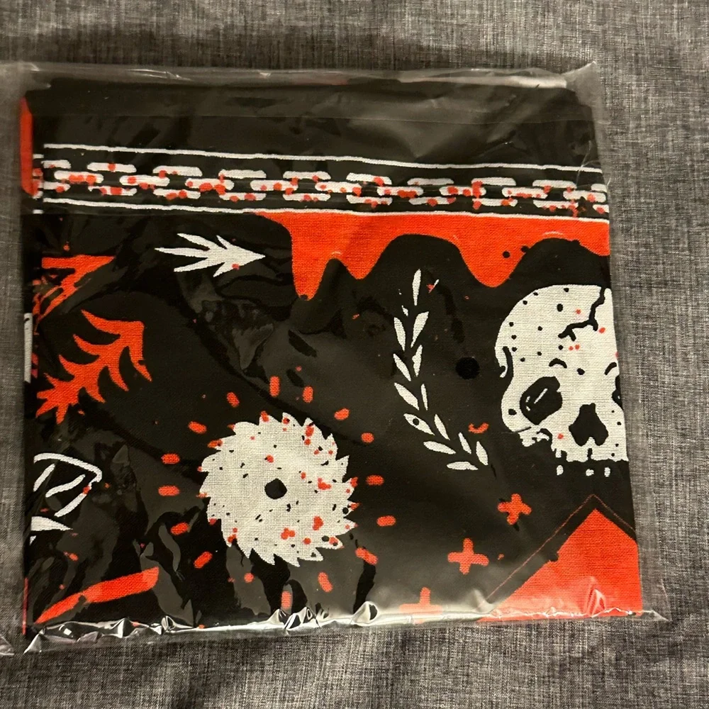 Fangoria Red and Black Bandana